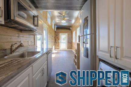 Inside tiny container house-Kansas